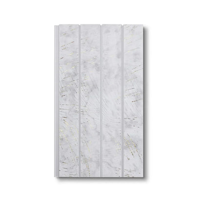 Panou decorativ, riflaj, polimer rigid, Naimeed D7623, Dimensiuni 270x16.5x1.1cm, Alb/Auriu - 221.ro