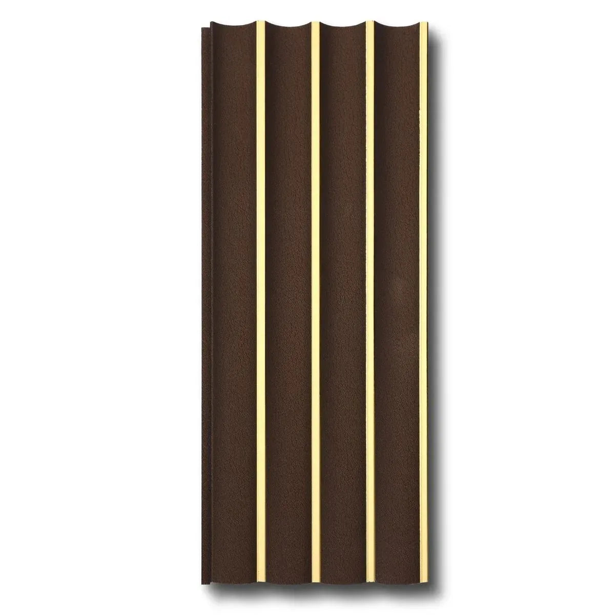 Panou decorativ, riflaj, polimer rigid, Naimeed D7628, Dimensiuni 270x12x1cm, Maro ciocolatiu - 221.ro
