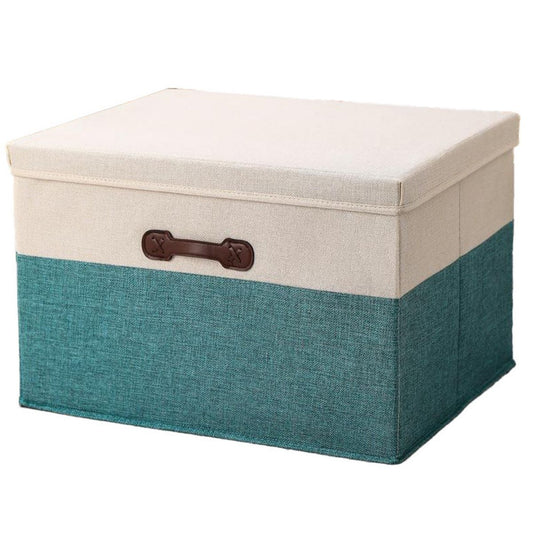 Cutie Depozitare Multifunctionala, Naimeed D7645, pliabilă, cu capac, dimenisuni 35x25x18cm, Turcoaz