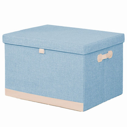 Cutie Depozitare Multifunctionala, Naimeed D7667, pliabilă, cu capac, dimenisuni 45x35x24.5cm, Albastru deschis