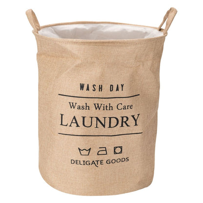 Sac de rufe din poliester, cu mânere, Naimeed D7678, 40x50cm, bej