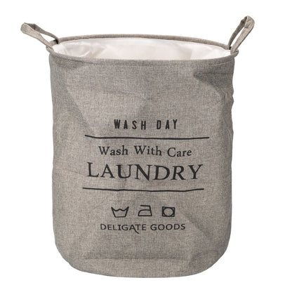 Sac de rufe din poliester, cu mânere, Naimeed D7679, 40x50cm, gri