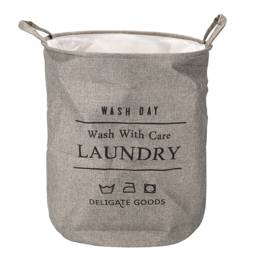 Sac de rufe din poliester, cu mânere, Naimeed D7679, 40x50cm, gri