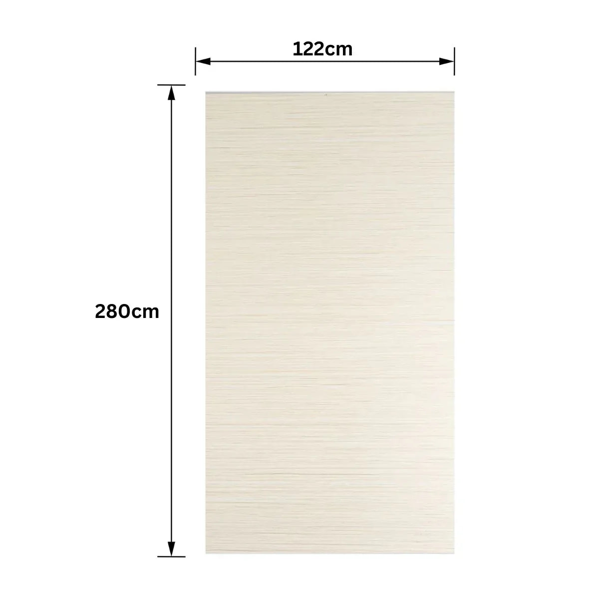 Lambriu bambus, Carbonat de Calciu si PVC, Naimeed D7757, antibacterian, ignifug si rezistent la umiditate, Dimensiuni 122x280cm, 7.8mm grosime - 221.ro