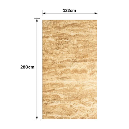 Lambriu bambus, Carbonat de Calciu si PVC, Naimeed D7764, antibacterian, ignifug si rezistent la umiditate, Dimensiuni 122x280cm, 7.8mm grosime - 221.ro