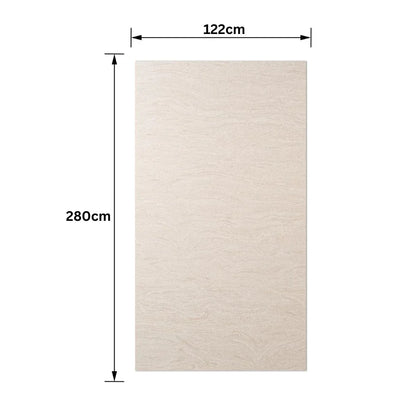Lambriu bambus, Carbonat de Calciu si PVC, Naimeed D7780, antibacterian, ignifug si rezistent la umiditate, Dimensiuni 122x280cm, 7.8mm grosime - 221.ro