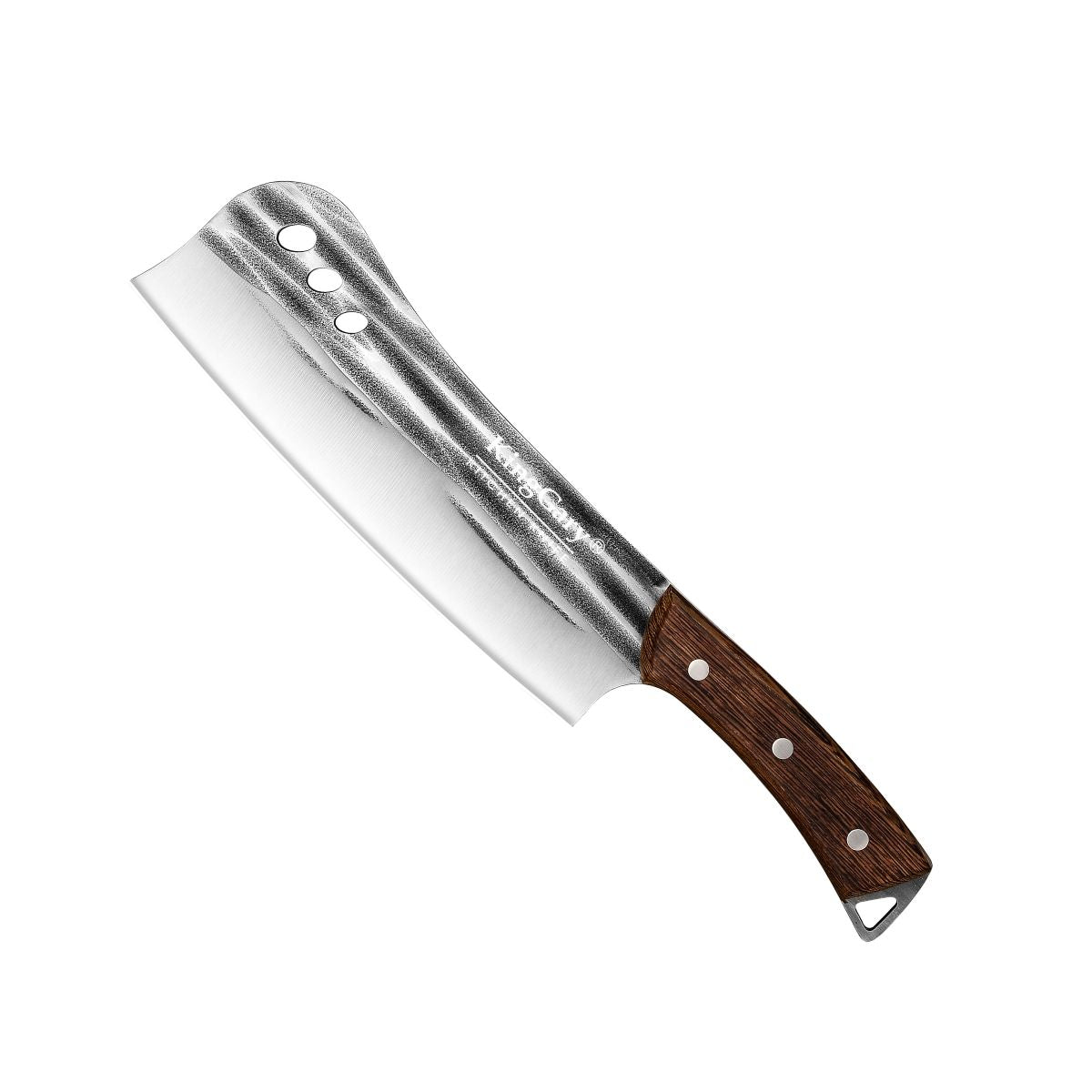 Satar profesional macelarie, Naimeed D7798, Lama din inox 20.5 cm si maner din lemn 13 cm