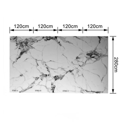 Set 4 Panouri SPC Naimeed D7803 –Design continuu fără îmbinări,densitate mare 0.75g/cm³, protecție antibacteriană, ignifug și rezistență la umiditate, 120x280cm