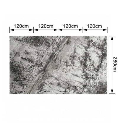 Set 4 Panouri SPC Naimeed D7807 –Design continuu fără îmbinări,densitate mare 0.75g/cm³, protecție antibacteriană, ignifug și rezistență la umiditate, 120x280cm