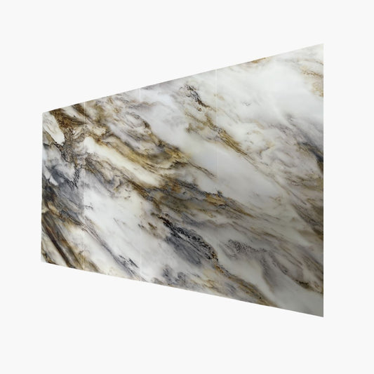 Set 4 Panouri SPC Naimeed D7813 –Design continuu fără îmbinări,densitate mare 0.75g/cm³, protecție antibacteriană, ignifug și rezistență la umiditate, 120x280cm