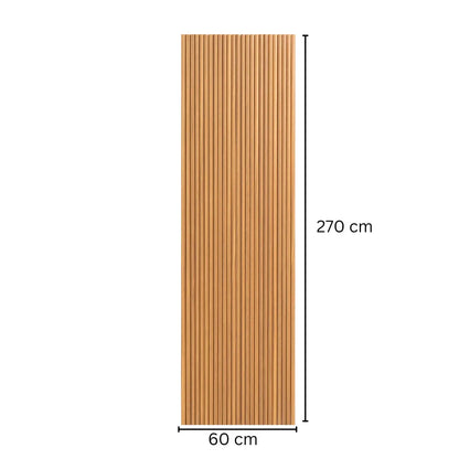 Panou riflaj MDF flexibil, Naimeed D7826, finisaj decorativ melaminat, 270x60x1.2cm