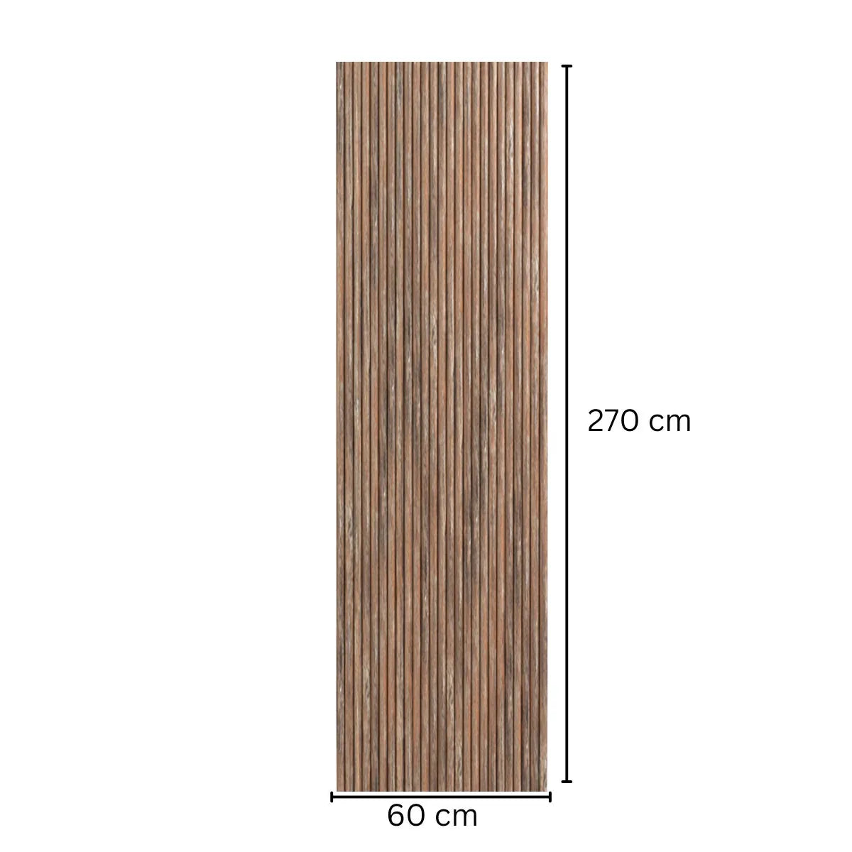 Panou riflaj MDF flexibil, Naimeed D7827, finisaj decorativ melaminat, 270x60x1.2cm