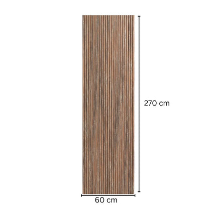 Panou riflaj MDF flexibil, Naimeed D7827, finisaj decorativ melaminat, 270x60x1.2cm