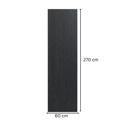 Panou riflaj MDF flexibil, Naimeed D7828, finisaj premium tip furnir tehnologic, 270x60x1.2cm