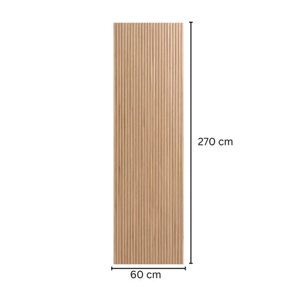 Panou riflaj MDF flexibil, Naimeed D7829, finisaj premium tip furnir tehnologic, 270x60x1.2cm
