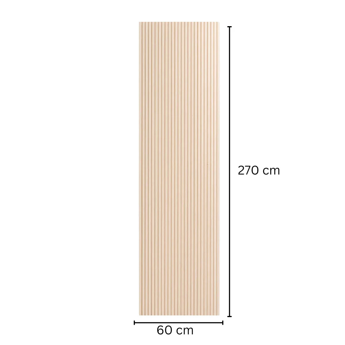 Panou riflaj MDF flexibil, Naimeed D7831, finisaj decorativ melaminat, 270x60x1.2cm