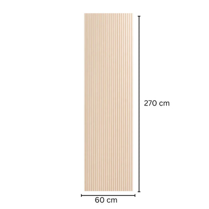 Panou riflaj MDF flexibil, Naimeed D7831, finisaj decorativ melaminat, 270x60x1.2cm
