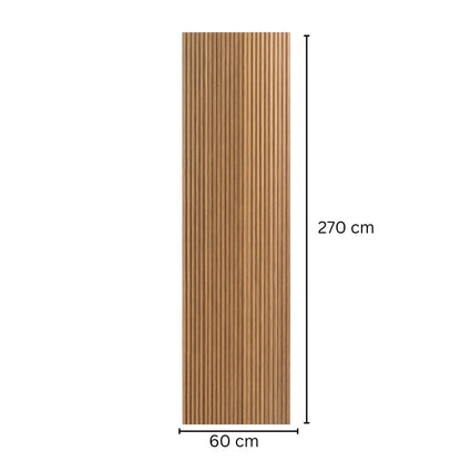 Panou riflaj MDF flexibil, Naimeed D7832, finisaj decorativ melaminat, 270x60x1.2cm