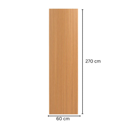 Panou riflaj MDF flexibil, Naimeed D7833, finisaj decorativ melaminat, 270x60x1.2cm