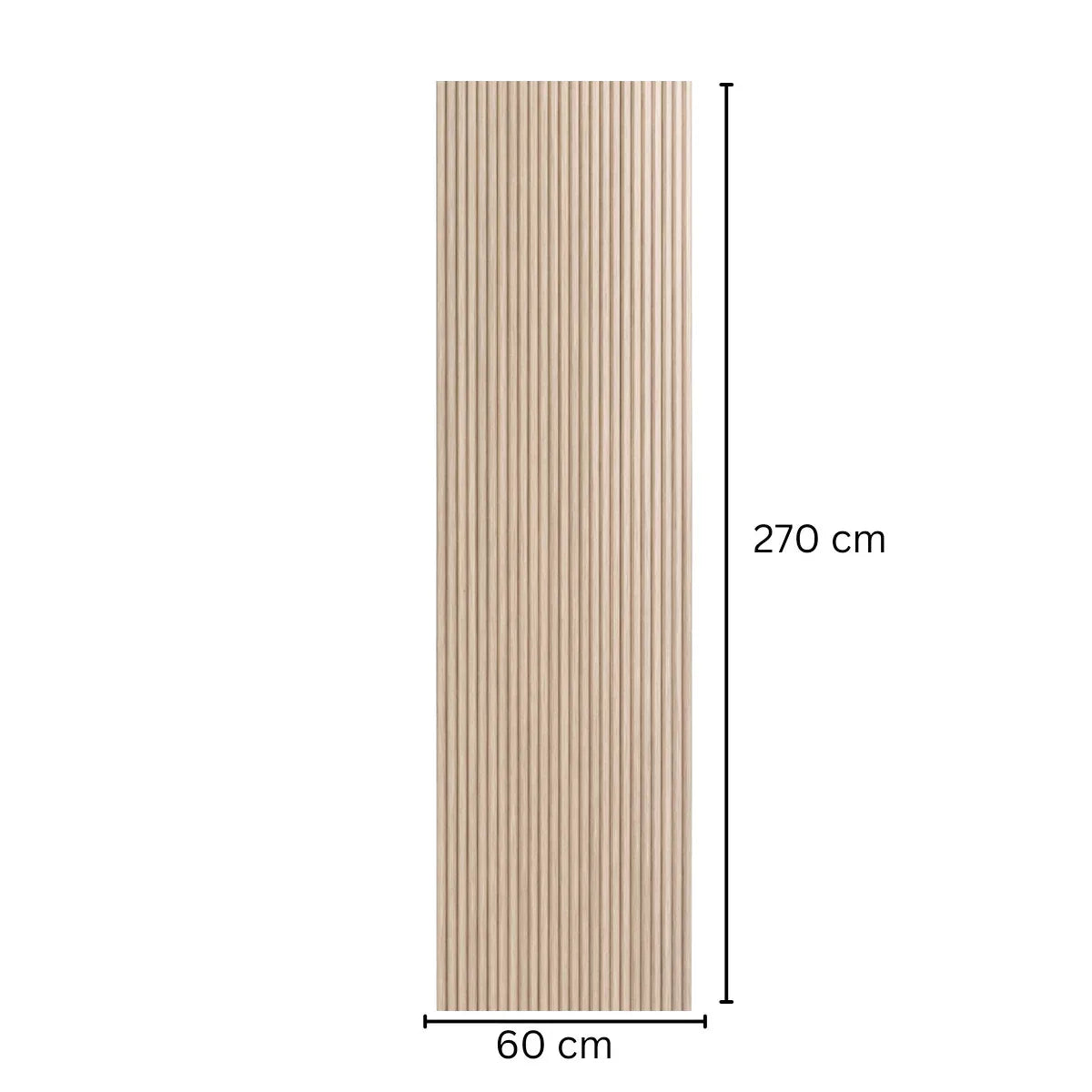 Panou riflaj MDF flexibil, Naimeed D7834, finisaj decorativ melaminat, 270x60x1.2cm