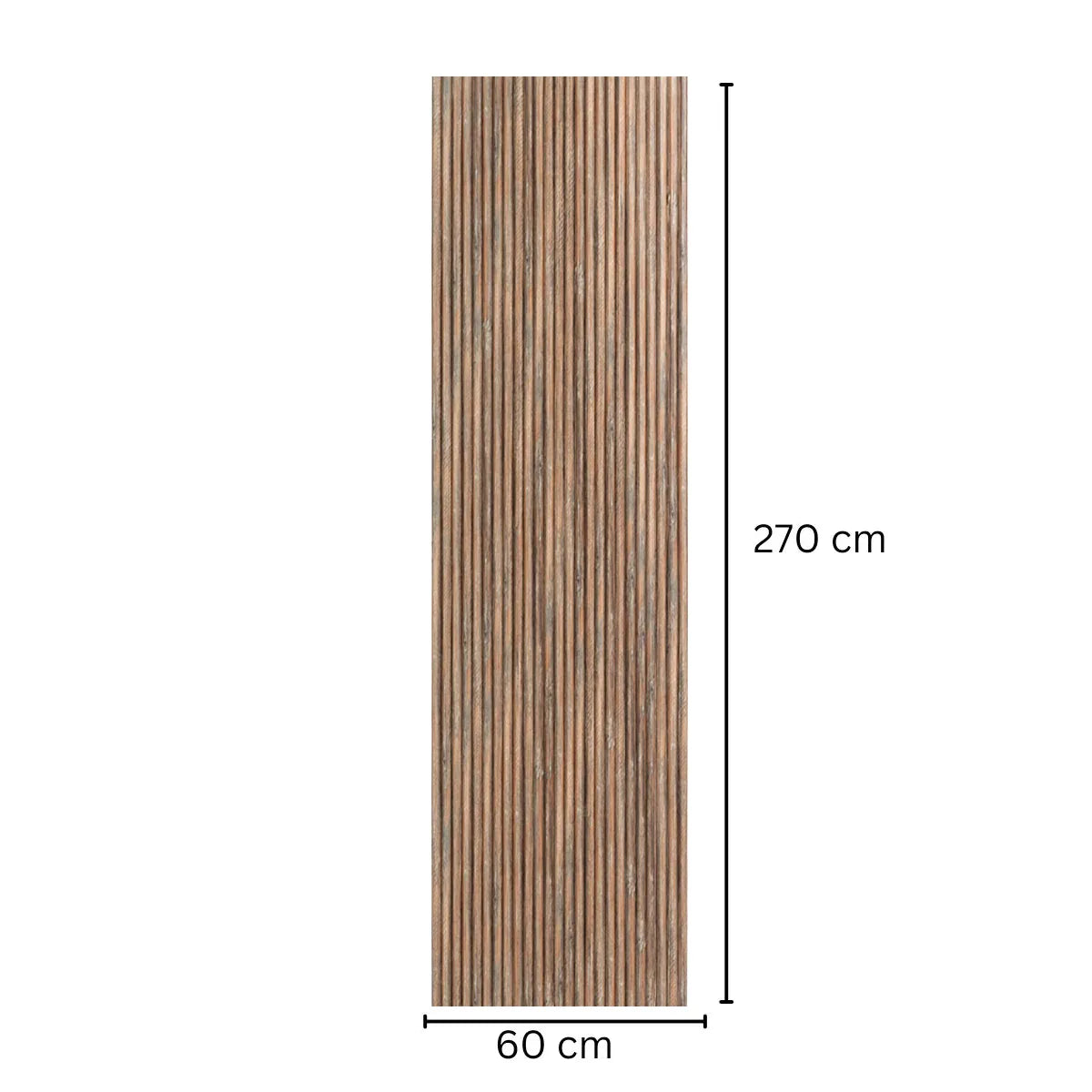 Panou riflaj MDF flexibil, Naimeed D7835, finisaj decorativ melaminat, 270x60x1.2cm
