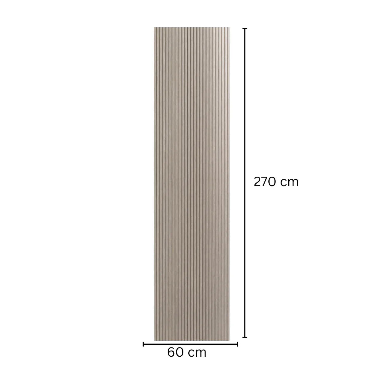 Panou riflaj MDF flexibil, Naimeed D7841, finisaj premium tip furnir tehnologic, 270x60x1.2cm