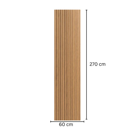Panou riflaj MDF flexibil, Naimeed D7843, finisaj decorativ melaminat, 270x60x1.2cm