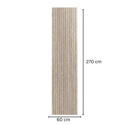Panou riflaj MDF flexibil, Naimeed D7846, finisaj decorativ melaminat, 270x60x1.2cm