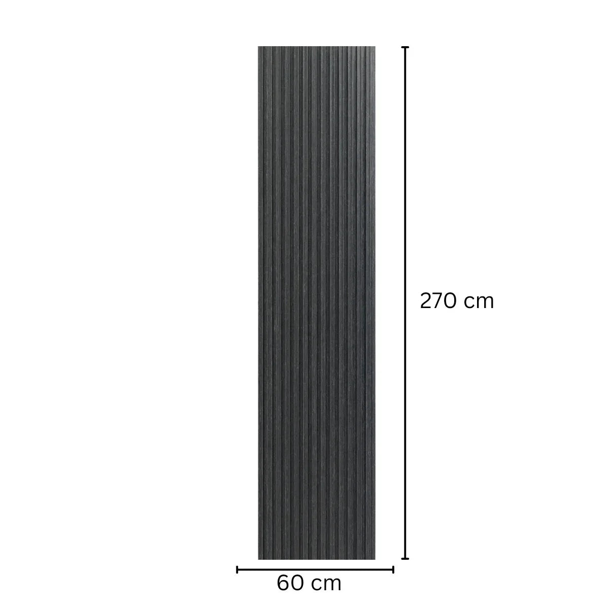 Panou riflaj MDF flexibil, Naimeed D7849, finisaj premium tip furnir tehnologic, 270x60x1.2cm