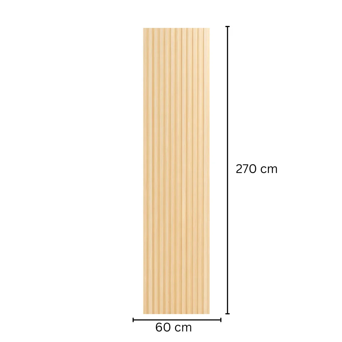 Panou riflaj MDF flexibil, Naimeed D7856, finisaj premium tip furnir tehnologic, 270x60x1.2cm