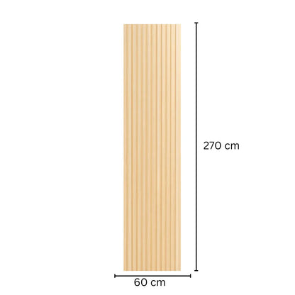 Panou riflaj MDF flexibil, Naimeed D7856, finisaj premium tip furnir tehnologic, 270x60x1.2cm