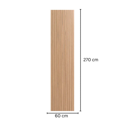 Panou riflaj MDF flexibil, Naimeed D7857, finisaj premium tip furnir tehnologic, 270x60x1.2cm