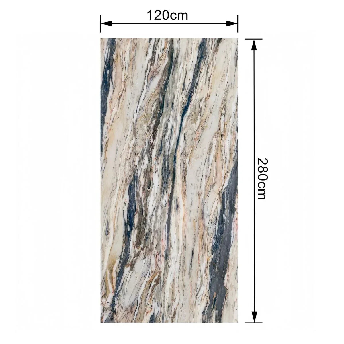 Panou SPC de inalta Densitate, Lambriu Bambú, Naimeed D7865– structura solida, antibacterian, ignifug, rezistenta excelenta la umiditate, 120 × 280 cm, grosime 8mm - 221.ro