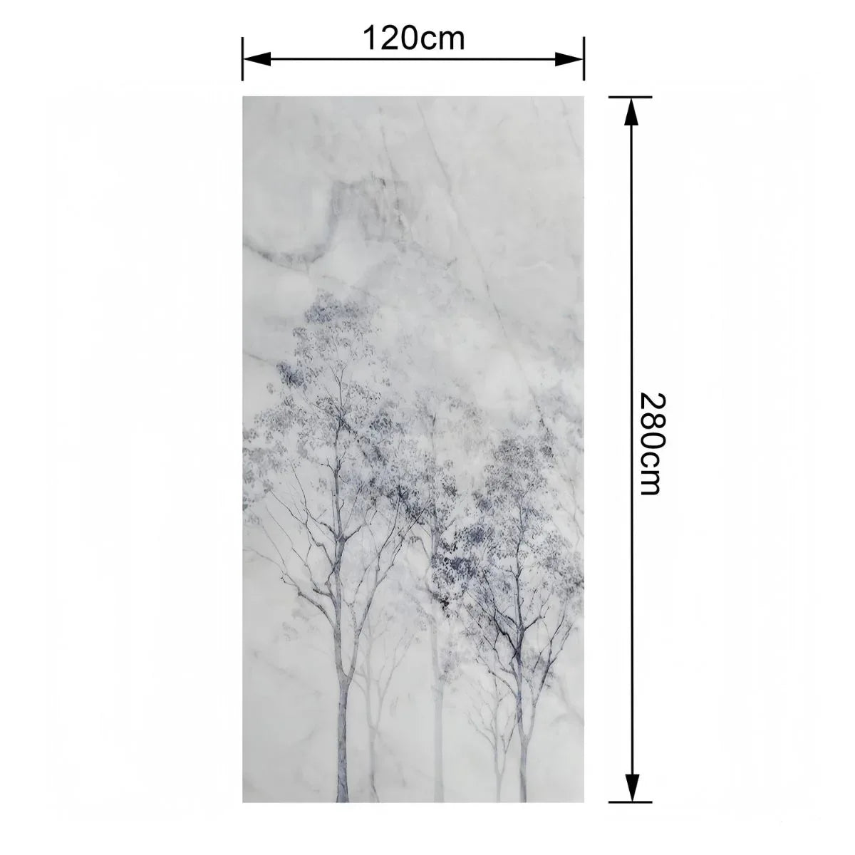 Panou SPC de inalta Densitate, Lambriu Bambú, Naimeed D7875– structura solida, antibacterian, ignifug, rezistenta excelenta la umiditate, 120 × 280 cm, grosime 8mm