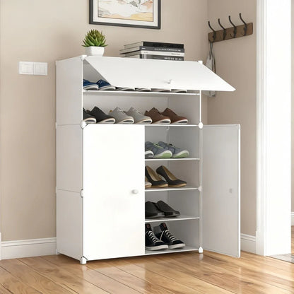 Pantofar Modular, 3 usi, Naimeed D7918, 32x62x95cm, Alb