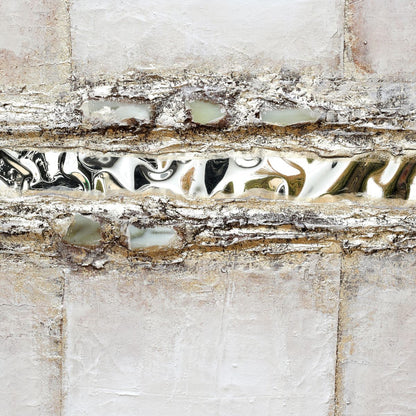 Tablou decorativ, 3D relief, Naimeed D7953, montat pe suport rigid si rama exterioara din lemn, 90x120x4cm