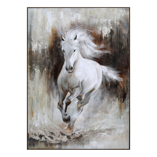 Tablou Decorativ, vopsea in ulei pe panza, Naimeed D7963, efect 3D, montat pe rama dubla din lemn, 100x140x4cm