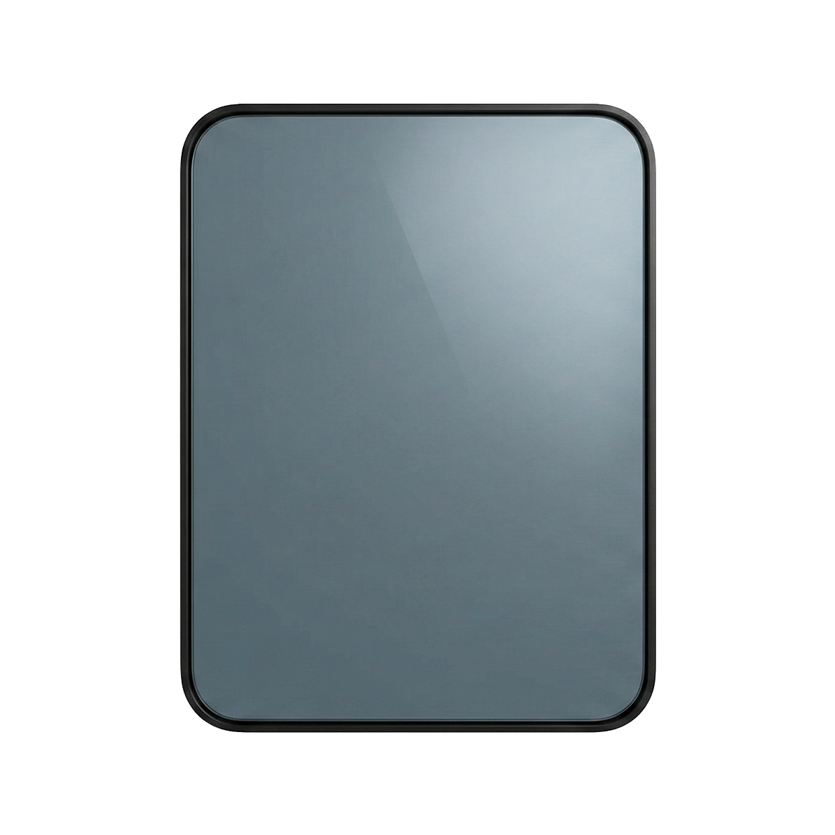 Oglinda Dreptunghiulara de Perete,  Naimeed D7971, Rama din Aluminiu, 50x70cm, negru