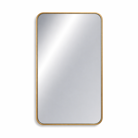 Oglinda de Perete, Naimeed D7973, Rama din Aluminiu, 50x70cm, argintiu
