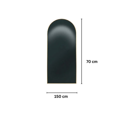 Oglinda Tip Arcada  de Perete, Naimeed D7978, Rama din Aluminiu, 70x150cm