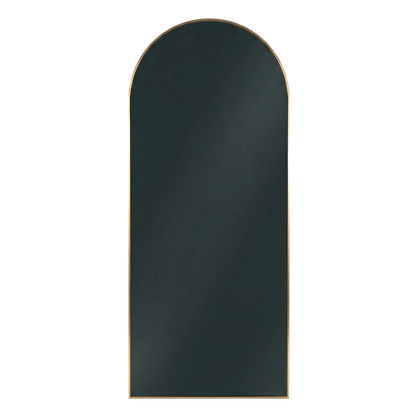 Oglinda Tip Arcada  de Perete, Naimeed D7979, Rama din Aluminiu, 70x150cm, auriu