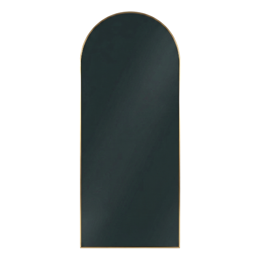 Oglinda Tip Arcada  de Perete, Naimeed D7979, Rama din Aluminiu, 70x150cm, auriu