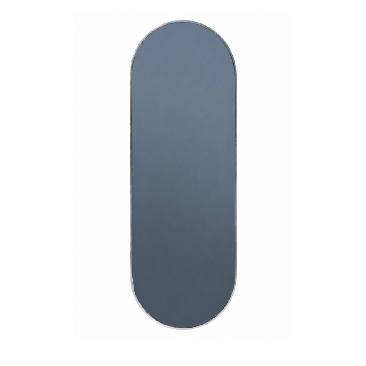Oglinda Ovala de Perete, Naimeed D7981, Rama din Aluminiu, 60x170cm, argintiu
