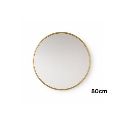 Oglinda de Perete, Naimeed D7983, Rama din Aluminiu, 60 cm, auriu