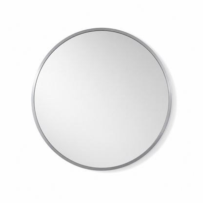 Oglinda de Perete, Naimeed D7984, Rama din Aluminiu, 60 cm, argintiu