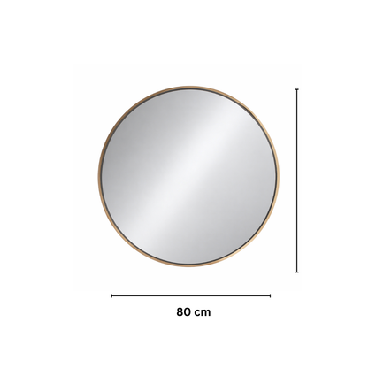 Oglinda de Perete, Naimeed D7986, Rama din Aluminiu, 80 cm