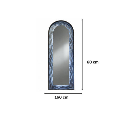 Oglinda LED de Perete, Naimeed D7990, 3 Nuante de lumina, Touch, 60x160cm, auriu