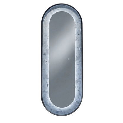Oglinda LED de Perete, Naimeed D8005, Design Arcuit, 3  Nuante de lumina, Touch, 60x160 cm