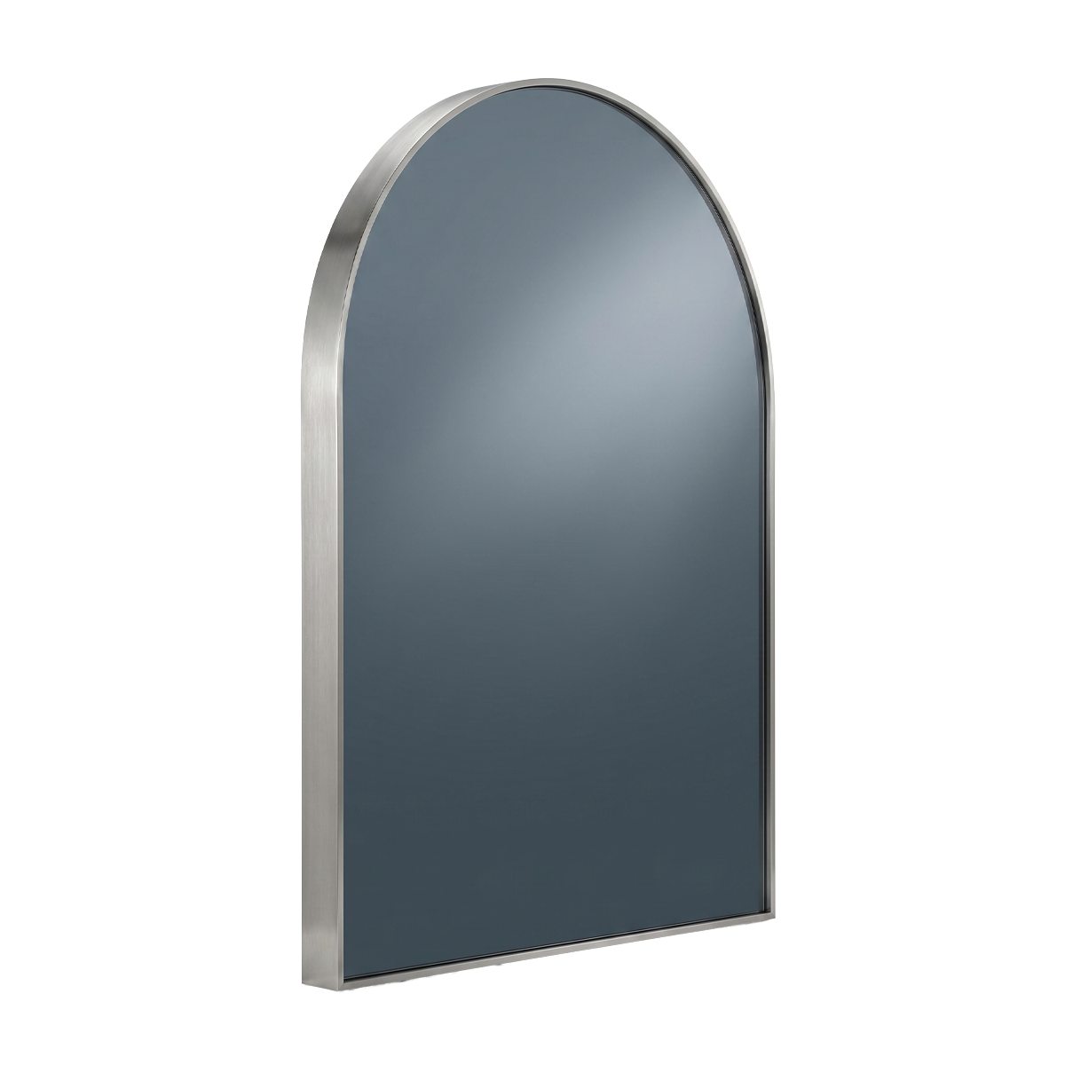 Oglinda tip arcada de Perete, Naimeed D8011, Rama din Aluminiu, 50x70cm, argintiu