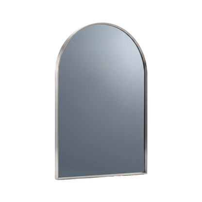 Oglinda tip arcada de Perete, Naimeed D8011, Rama din Aluminiu, 50x70cm, argintiu